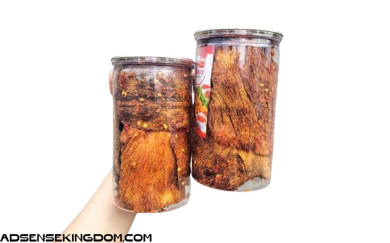 Khô Bò Miếng Mềm Lon Pet 250gr