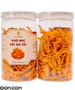 Mực sốt bơ tỏi thơm ngon hộp 150gr